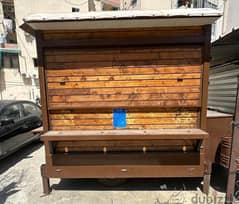 Prime location Wood Kiosk for rent fully equipped in Sin Fil