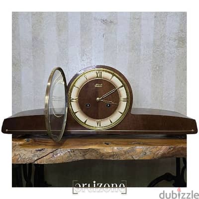 Vintage Hermle table clock ساعة انتيكا