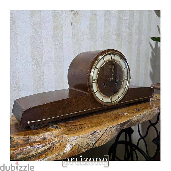 Vintage Hermle table clock ساعة انتيكا 1