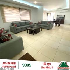 900$!!! Fully Furnished Apartment for Rent located in Achrafeih!!