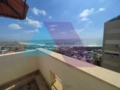 180 m2 apartment + terrace having an open sea view for rent in Jnah