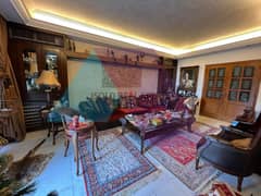 Luxurious decorated &furnished 200 m2 apartment for sale in Ain Saadeh
