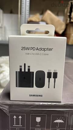 Samsung 25w pd power adapter 3 pin black with cable last best price