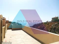 220m2 duplex apartment+ terrace having an open view for sale in Ghazir
