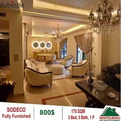 800$!! Fully Furnished Apartment for rent located in Sodeco