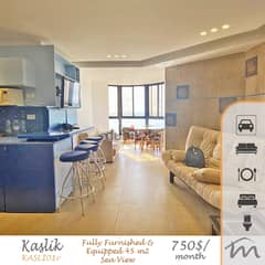 Kaslik | Signature Touch | Furnished/Equipped 1 Bedroom Ap | Open View