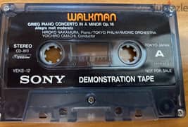 Rare vintage Demonstration tape