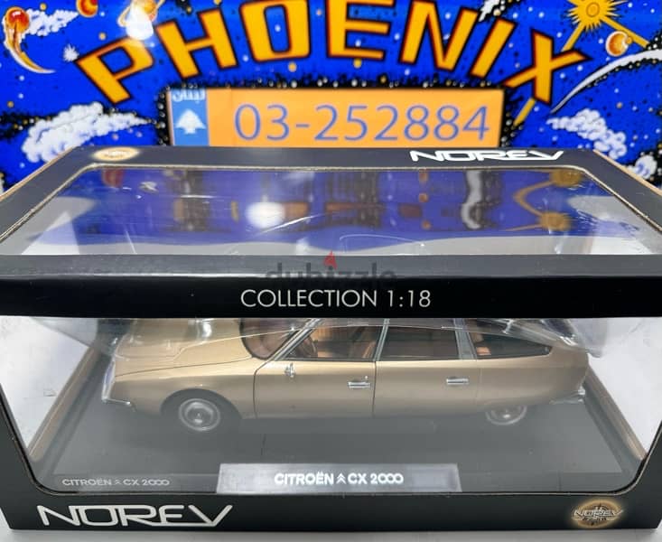 1/18 diecast Citroën CX 2000 (Out of Print Gold color) 15