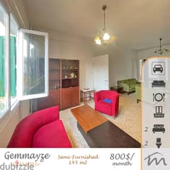 Gemmayze | Semi-Furnished 2 Bedrooms Ap | Balcony | Charming City Flat