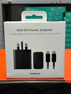 Samsung 45W pd power adapter 3pin with cable amazing & good price