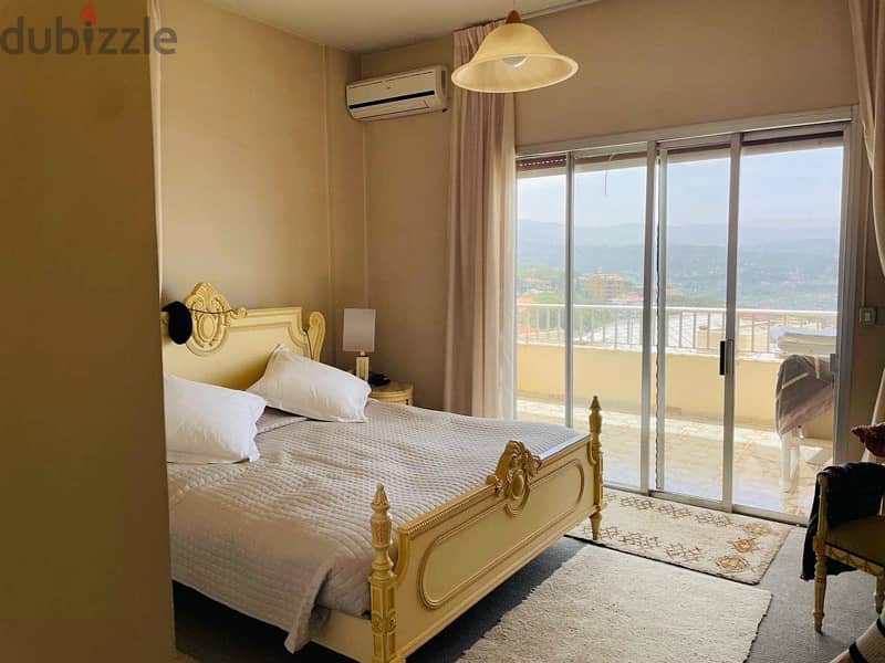 Baabdat Area Metn Fully Furnished 300m2 Gorgeous View Balconies 8