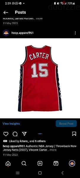 Vince Carter Original Jersey 1