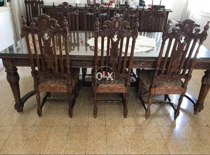 Antique Dining Room Louis XIV 1