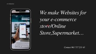 We Make Websites For your Online Store, Offline…