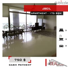 Apartment for rent in Jbeil 175 sqm rf#jh17332