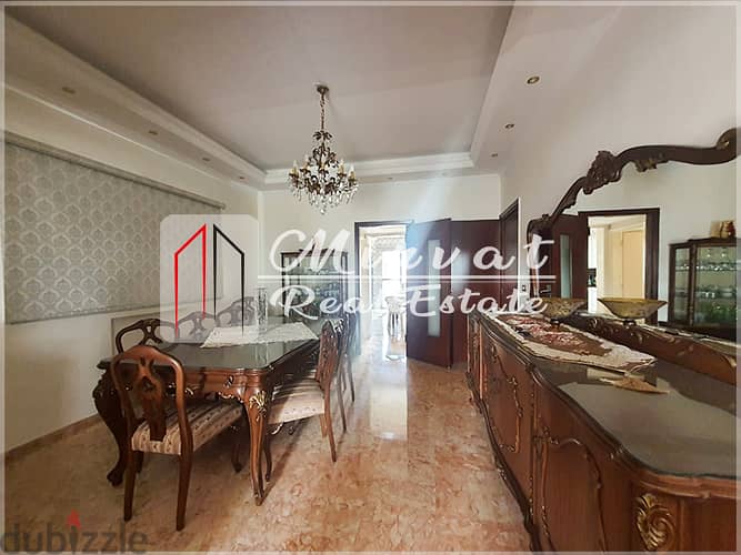 Electricity 24/7| 3 Bedrooms Apartment For Sale Badaro 475,000$ 2