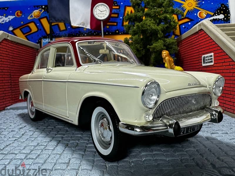 1/18 diecast Simca Aronde P60 1st Edition by Norev 4