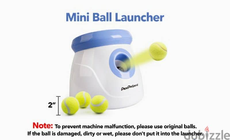 PETPRIME automatic ball launcher mimi hyper Fetch/3$ delivery 2