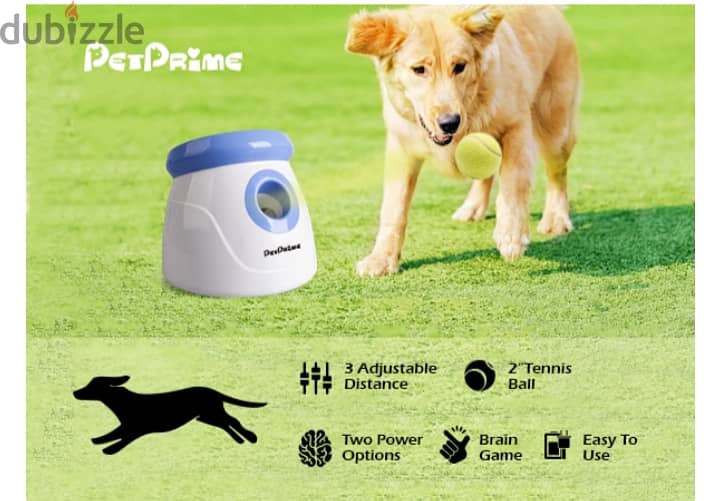 PETPRIME automatic ball launcher mimi hyper Fetch/3$ delivery 3