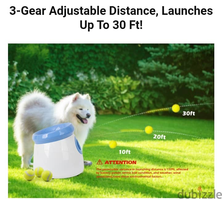 PETPRIME automatic ball launcher mimi hyper Fetch/3$ delivery 8