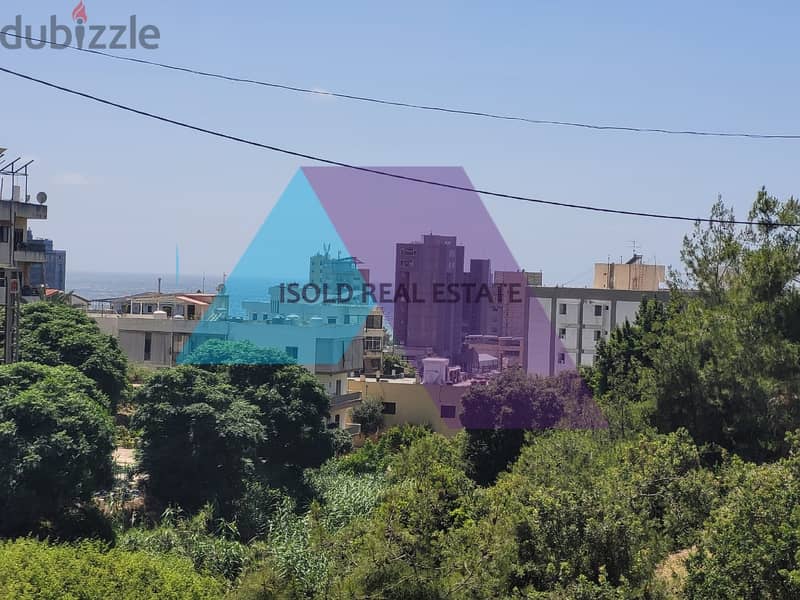 Land + sea view for sale in Dbaye أرض + إطلالة بحرية للبيع في ضبية 0