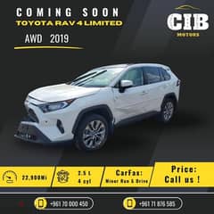 Toyota Rav 4 Limited AWD 2019 Bala Jomrok