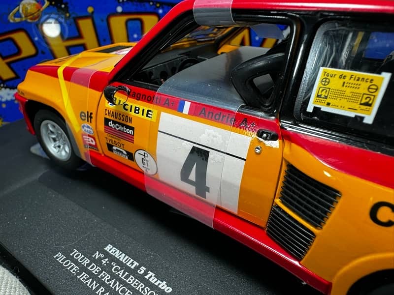 1/18 diecast Renault 5 Turbo 1980 Tour De France NEW by UH 1