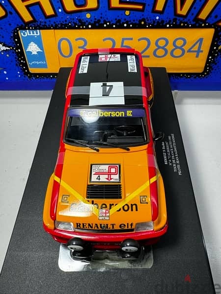 1/18 diecast Renault 5 Turbo 1980 Tour De France NEW by UH 10