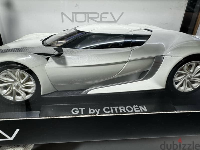 50% SOLDES 1/18 diecast Citroën GT WHITE By NOREV 4