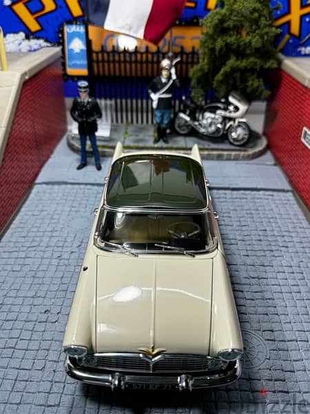 1/18 diecast Simca Shambord Two Tone RARE 1st Edition by Norev 8