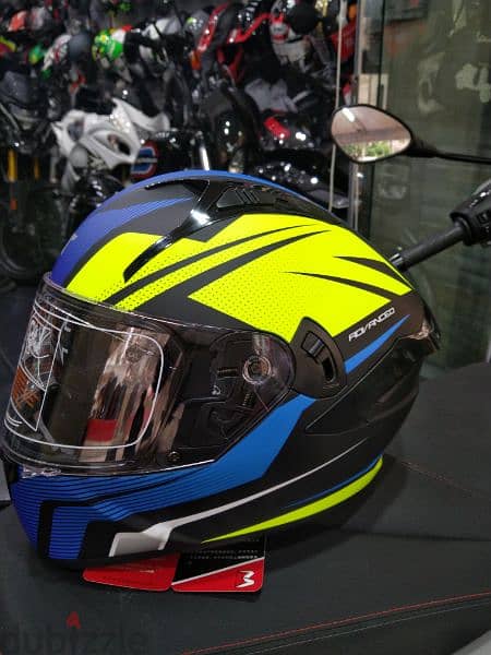 Helmet IBK duel visor system certified DOT 4