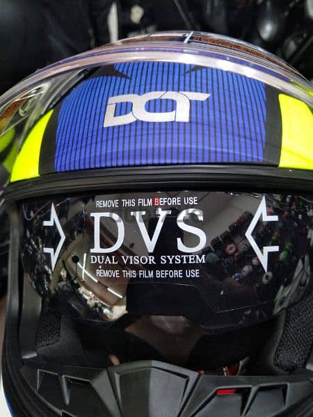 Helmet IBK duel visor system certified DOT 10