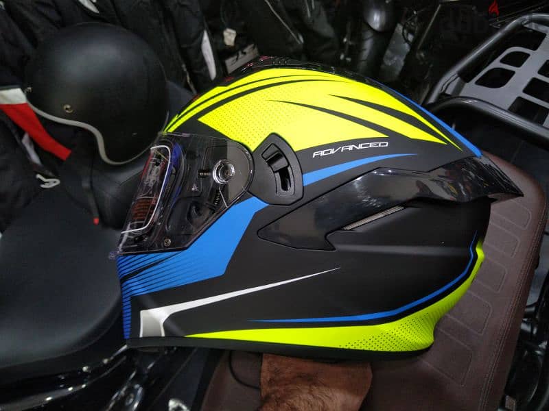 Helmet IBK duel visor system certified DOT 14