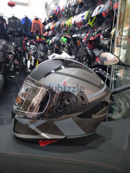 Helmet IBK duel visor system certified DOT 18