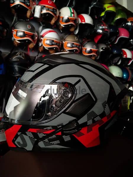 Helmet IBK duel visor system certified DOT 19