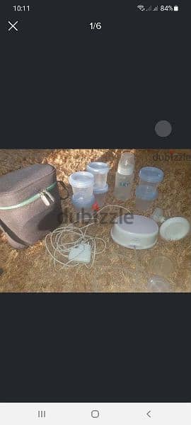 avent pump. cups. bottle. bag 5