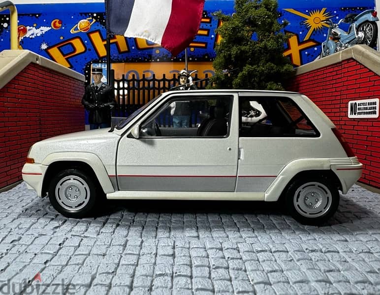 30% OFF!! 1/18 diecast Renault 5 GT TURBO Metallic Pearl by Norev NEW 11