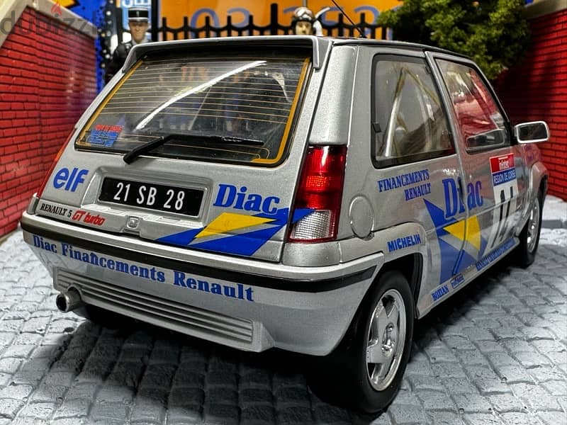 1/18 diecast Renault 5 GT TURBO Tour De Corse #14 by Norev 0