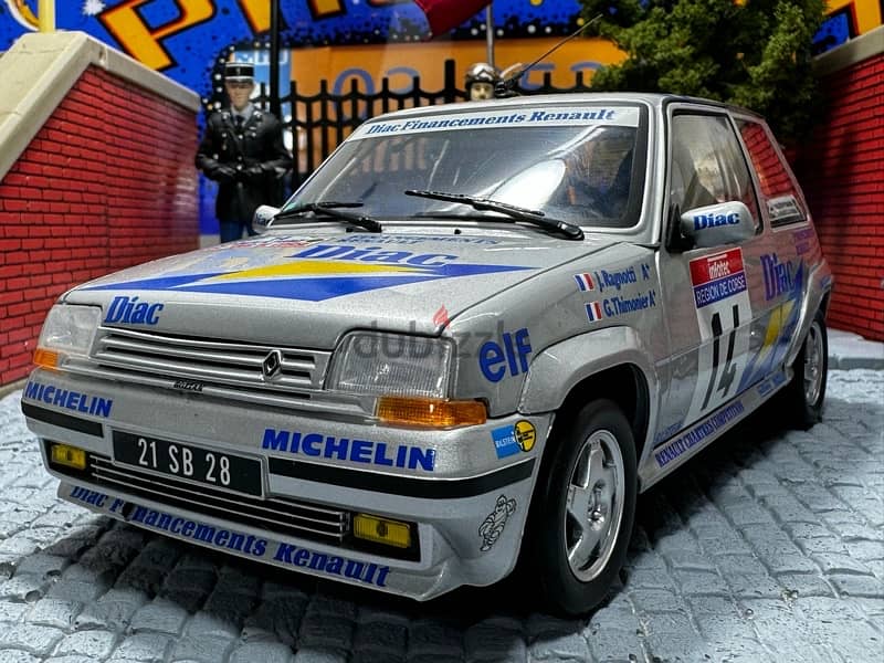 1/18 diecast Renault 5 GT TURBO Tour De Corse #14 by Norev 10