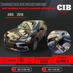 Mitsubishi outlander sport RVR GT AWD 2018 ajnabi