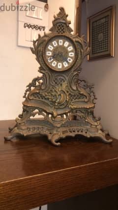 Old Tabel Clock from Metal