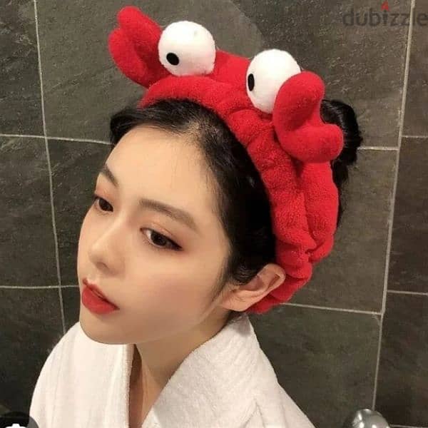 cute plush makeup headband 1