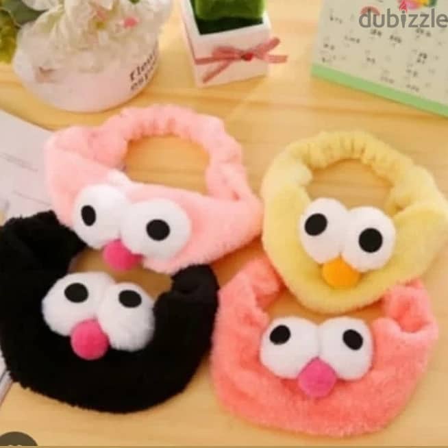 cute plush makeup headband 5