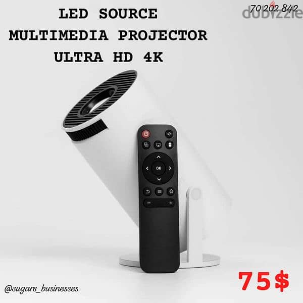 LED SOURCE MULTIMEDIA PROJECTOR ULTRA HD 4K 0