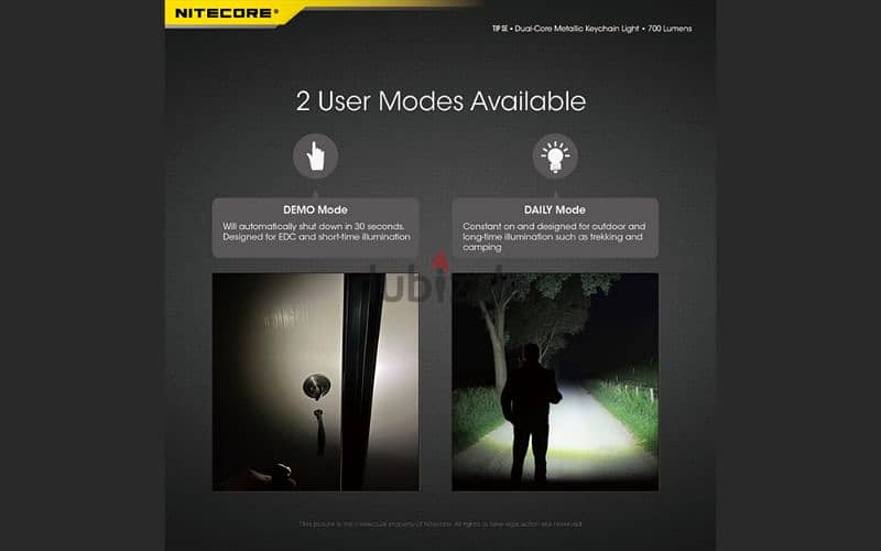 Nitecore TIP SE 700 Lumen USB-C Rechargeable Keychain Flashlight 8