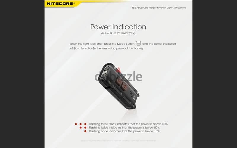 Nitecore TIP SE 700 Lumen USB-C Rechargeable Keychain Flashlight 12