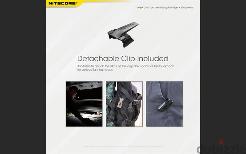 Nitecore TIP SE 700 Lumen USB-C Rechargeable Keychain Flashlight 14