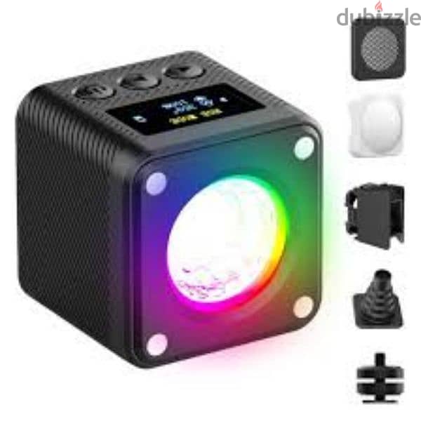 Ulanzi L2 COB RGB LED Video Light, 360° Full Color Portable Led Light 1