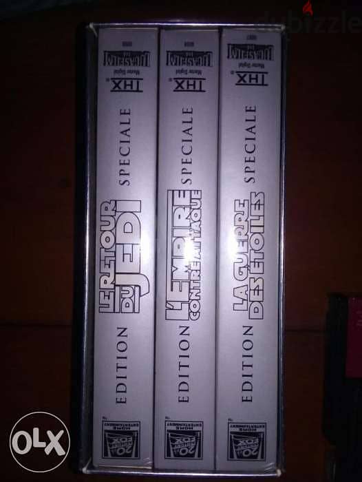 star wars trilogy on original vhs boxed as new englis audio french sub 1