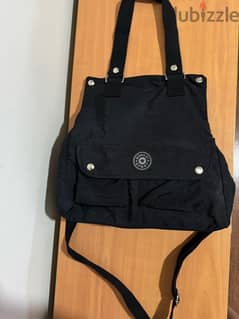 2in 1 cross and handbag black color